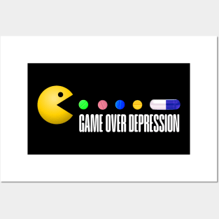 GAME OVER DEPRESSION!! Posters and Art